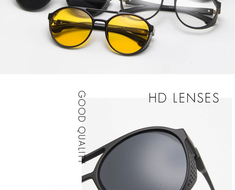 LeonLion Classic Punk Sunglasses Men Brand Designer Sunglasses Men ...